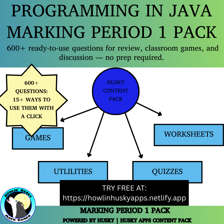 Programming in Java Pack